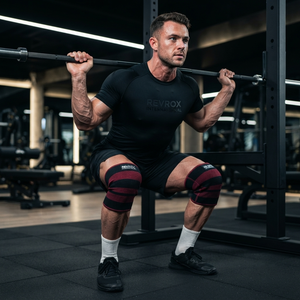 ปลอกหุ้มเข่าแบบสามชั้นสำหรับออกกำลังกายแบบครอสเทรนนิ่ง ยี่ห้อ Popular Strongman เสริมสร้างความแข็งแรง ป้องกันการบาดเจ็บ เหมาะสำหรับยกน้ำหนักและสควอท - Product Image 6