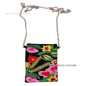 Bolsas móviles personalizadas hechas a mano perfectas para bolso con cuentas de semillas Beach Vibes para mujer al por mayor a granel - Product Image 2