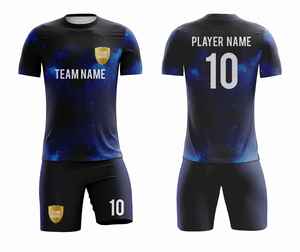 Uniformes d'équipe de football personnalisés |   Maillots de football numériques OEM 2026 |   Tenues à manches courtes légères, respirantes et ajustées - Product Image 4