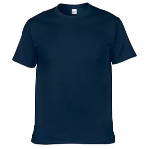 Nouveau t-shirt à manches courtes pour hommes printemps et été 100% pour t-shirt blanc en coton Pima - Product Image 2