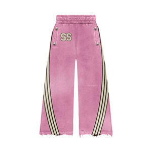 ชุดเซ็ตเสื้อฮู้ดดี้และกางเกงจ็อกเกอร์ทรงหลวมสไตล์สตรีทแวร์สำหรับผู้ชาย ผ้าเทอร์รี่ เหมาะสำหรับฤดูหนาว แบบสองชิ้น - Product Image 6