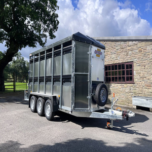 Nuevo Remolque para Caballos de Aluminio con Rampa y Barandas Laterales, Capacidad de 4000 kg, Remolques para Ganado Eurostock - Product Image 2