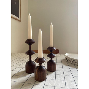 Décoration élégante Bougeoir en bois Bougeoir en bois de la plus grande qualité Bougeoir en bois Accessoires d'éclairage en gros - Product Image 1