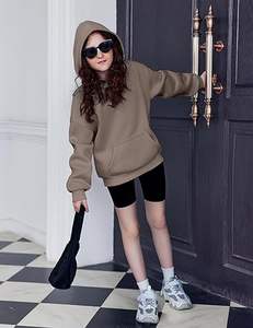 Sweat-shirts à capuche en molleton de qualité supérieure, pulls décontractés pour enfants, tenues de mode pour l'automne et l'hiver - Product Image 2