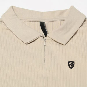 Básico Crop Top Correa Hombro Polo Color Liso Mujeres Contraste Color Crop Tops Slim Fit Blusa Para Mujeres - Product Image 4