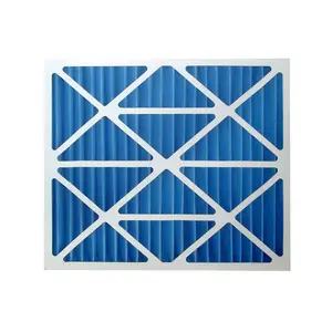 En çok satan tek kullanımlık karton yıkanabilir değiştirme Merv 8 Merv 11 Merv 13 pileli ön hava filtresi HVAC sistemi için 24X24X2