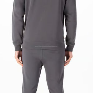 ชุดเซ็ตเสื้อฮู้ดดี้และกางเกงวอร์มลำลองผ้าฝ้ายสำหรับผู้ชาย ชุดลำลองสไตล์สตรีทแวร์แบบยูนิเซ็กซ์ ชุดวอร์มแบบกำหนดเอง ชุดวอร์มผู้ชาย ผ้าฝ้าย 100% - Product Image 6