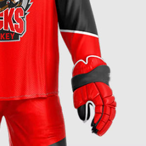 100% polyester équipe respirant hockey sur gazon uniformes hommes sublimation hockey sur glace uniforme - Product Image 6