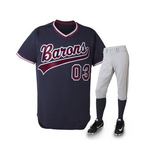 Maillot de softball personnalisé chemise de baseball jeunes garçons uniforme d'équipe sportive personnalisé numéro de nom cousu - Product Image 3