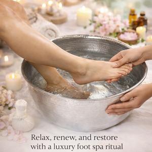 Bol pour bain de pieds Panchakarma, bain de pieds ayurvédique bien-être, bol pour bain de pieds Panchakarma, bain de pieds ayurvédique bien-être - Product Image 2