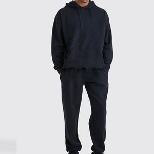 100% Cotton Oversized <b>Tracksuit</b> Acid Wash Winter Track Suit Men's Breathable <b>Tracksuit</b> High Quality Custom Logo <b>Tracksuit</b> - Product Image 4