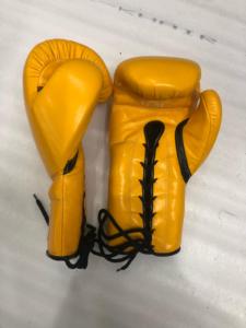 ถุงมือชกมวยขายส่งคุณภาพสูง ดีไซน์ OEM ผลิตตามสั่ง ถุงมือชกมวยชุดพร้อมถุงมือซ้อม - Product Image 2