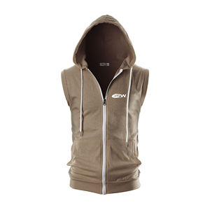 Fabricación OEM/ODM Sudadera con Capucha sin Mangas para Hombre con Forro Polar Suave, Corte Holgado y Duradero, Apta para Uso Casual - Product Image 1