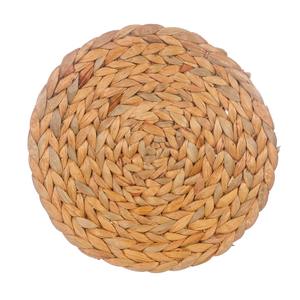 Napperon rond en jacinthe d'eau Produits écologiques Fabriqué au Vietnam Décoration de table Napperon tissé Vente en gros Moderne - Product Image 1