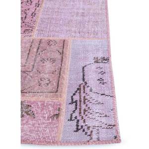 Tapis en laine noués à la main Provenance, rose et violet, patchwork rectangulaire classique pour la décoration de la maison et du salon, 9x12 rectangulaire - Product Image 4