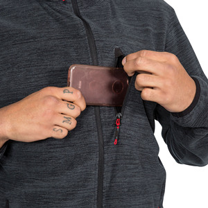 Sweat à capuche zippé 100 % coton pur pour homme – Respirant, séchage rapide, vêtement de sport pour la gym avec flux d'air confortable et soutien flexible - Product Image 5