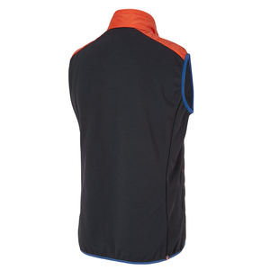 Chaqueta de invierno informal personalizada para hombre, chaleco acolchado sin mangas con bloque de color, ropa exterior reversible con relleno de poliéster - Product Image 4