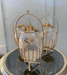 Elegant Luxury Handicrafts Crystal <b>Glass</b> <b>Jar</b> Set High Quality Cylinder Storage Box for Kitchen Handmade in Turkey - Product Image 3