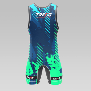 Trexo Sports Martial Arts Wrestling <b>Singlet</b> Custom Sublimation Stretch Breathable Anti-Wrinkle Spandex/Polyester <b>Men</b> Wholesale - Product Image 1