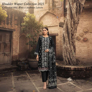 Colección 2025 Traje Khaddar Clásico Moderno de Alta Calidad de 3 Piezas Salwar Kameez de Invierno de Secado Rápido Tu Nuevo Guardarropa Favorito - Product Image 1