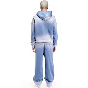 Survêtement délavé au soleil de haute qualité pour hommes, créez votre propre logo, top des ventes de survêtements personnalisés pour hommes délavés à l'acide - Product Image 4