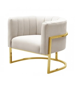 Modern Adjustable <b>Chair</b> Golden Finished Frame Black Leather Comfort Seating Luxury Sofa <b>Chair</b> for Living Room Hotel Restaurant - Product Image 4