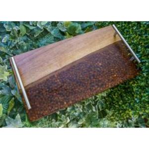 Magnifique plateau de service en résine pour les cadeaux, idéal pour la pendaison de crémaillère et les occasions spéciales avec un design unique - Product Image 2