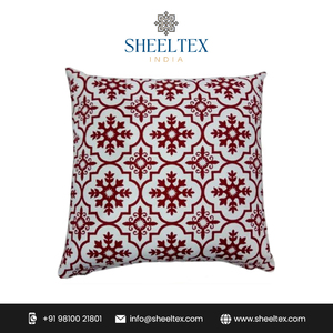 Hot Selling Custom Cotton Handmade Square Pillowcases Printed Vintage Pattern Best Price Home Decor Outdoor Hotel Hospital - Product Image 4