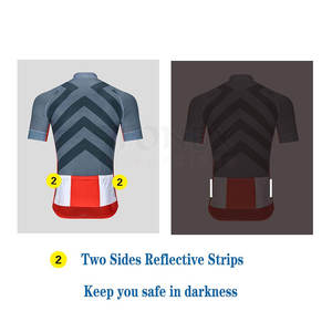 Conjunto de uniforme de Jersey y pantalones cortos de ciclismo unisex personalizado, uniformes de ciclismo al por mayor, trajes de Ciclismo de secado rápido - Product Image 3