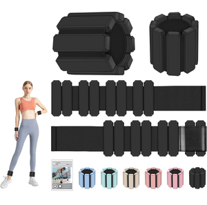 08 unisex Silicone tập thể dục trọng lực chạy Vòng đeo tay trọng lượng-mang thiết bị xà cạp bao cát cánh tay dây đeo cổ tay mắt cá chân trọng lượng - Product Image 1