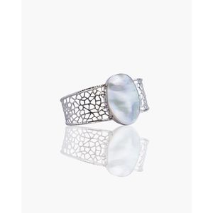 Bracelet jonc creux en perles Mabe - Product Image 1