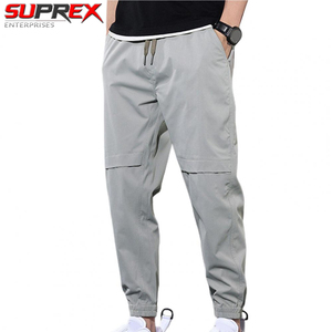 Custom Mens Cargo Jogger Pants <b>Drawstring</b> Flat Casual Streetwear Sweatpants Sports Track <b>Trousers</b> Elastic Waist Fitness - Product Image 5