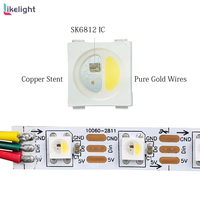 Tira de LED Direccionable SK6812 RGB DC5V SMD3535 de 60 LED por Metro, 5mm 8mm, IP65 para Retroiluminación de TV Inteligente y Decoración