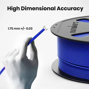 Numakers de haute précision 1kg 1.75mm PLA Plus Tiges en plastique de filament d'impression 3D bleu royal pour des résultats solides et cohérents - Product Image 3