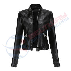 OEM de alta calidad de las mujeres de moda chaquetas de cuero lavado profesional de la fábrica hecha en Pakistán Beltway Sports - Product Image 1