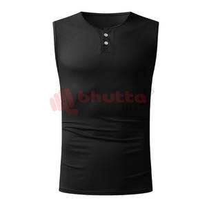 Débardeur sans manches 100% coton blanc pour hommes tissage tricoté respirant et à séchage rapide pour la salle de sport ou le style sportif - Product Image 4