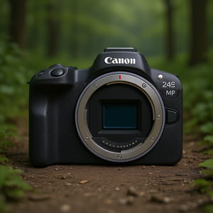 Appareil photo numérique hybride 24,2 MP pour vlogging avec monture RF, vidéo 4K et processeur d'image pour sujets délicats - Product Image 3