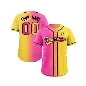 Servicio OEM de diseño de uniforme de béisbol al por mayor precio de moda 100% poliéster hombres uniforme de béisbol - Product Image 5