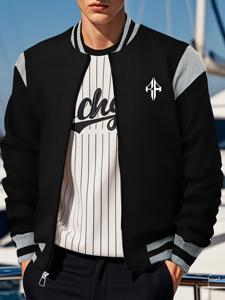 Top nouvelle veste universitaire à col côtelé respirant nouvelle veste d'hiver à logo personnalisé 100% polyester par ATLANTIC - Product Image 3