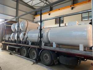 Réservoir de stockage de gaz propane horizontal de longue durée de 1000 gallons en acier au carbone usagé à vendre très bas prix prêt maintenant - Product Image 2