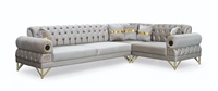 Canapé nuage minimaliste tissu imperméable salon en forme de L coin modulaire sectionnel salon canapés canapé