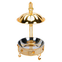 Haute sur demande chauffe-plats plaqué or en acier inoxydable chauffe-plats restauration Buffet pour la célébration de mariage chauffe-plats en acier