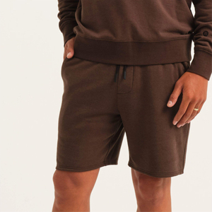 Pantalones cortos informales marrones personalizados para hombres y mujeres, ropa de calle de algodón con cordón en la cintura, pantalones holgados suaves y cómodos, pantalones de Salón de verano relajados - Product Image 6