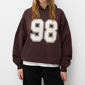 <b>Long</b> <b>Sleeve</b> Custom Print Hoodies for <b>Women</b> Pullover <b>Women's</b> Oversized <b>Sports</b> Hoodies <b>Top</b> Quality 100% Cotton Hoodies For Sale - Product Image 2