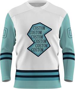 ชุดยูนิฟอร์มฮ็อกกี้น้ำแข็งสำหรับผู้ใหญ่ชุดเสื้อผ้าขนาดใหญ่พิเศษผ้าโพลีเอสเตอร์ระบายอากาศได้ดีแห้งเร็ว100% - Product Image 5