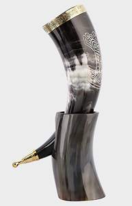 Jarra Clásica Vikinga para Beber, Hecha a Mano, de Alta Calidad y Duradera, con Soporte de Madera para Cerveza, Vino, Sidra, Cerveza Alemana, Tallada a Mano - Product Image 4