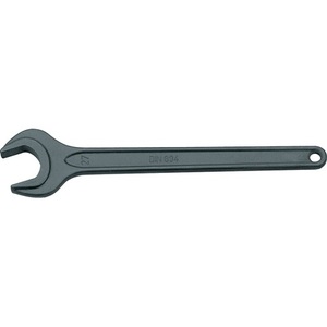 Llave de boca abierta 894 de 25 mm y 217 mm de longitud, fosfatada blanca con orificio para colgar de GEDORE - Product Image 1