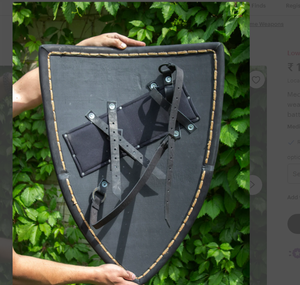 Buhurt โล่ไม้ Viking โล่ต่อสู้ Venger Lovers SHIELD สำหรับตกแต่งบ้าน/ตกแต่งผนังโล่ของขวัญสำหรับคนรักสงคราม - Product Image 1