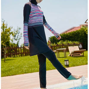 ชุดว่ายน้ำแบบสุภาพสำหรับผู้หญิงชุดว่ายน้ำขนาดพลัสไซส์ผลิตตามสั่ง - Product Image 2