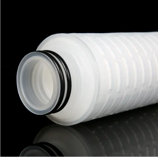 Cartucho de filtro para alimentos e bebidas de profundidade micro plissado PP 0,22/0,45/1/5/10 mícrons 10/20/30/40 polegadas